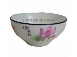 4.5^CERAMICS JAPANESE BOWL(LOTUS)(1P)CNY(10542)